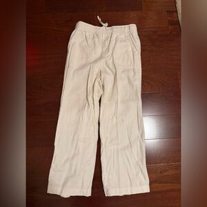 GAP Off-White Linen Pants